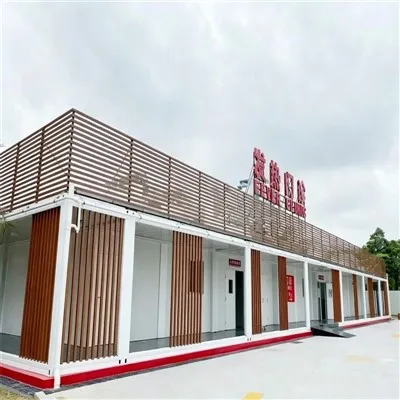 Clinique mobile de conteneurs